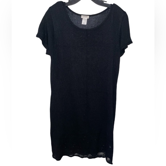 J.Crew sheer sweater short sleeve mid dress - Picture 1 of 4